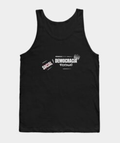Camisetas de tirantes | Democracia formal (letras blancas)