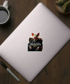 Pegatina | Cerdo capitalista 2.0