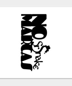 Poster and Art Prints | Logotipo NOMARCAS SrSnake (letras negras)