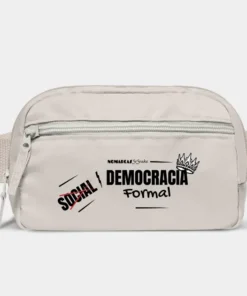 Riñonera | Democracia formal (letras negras)