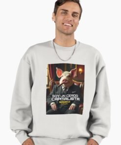 Sudadera oversize premium | Cerdo capitalista