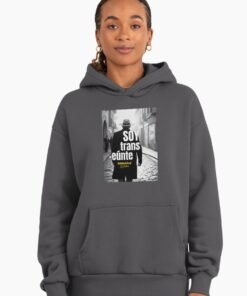 Alternative view of Sudadera con capucha oversize premium | Soy transeúnte