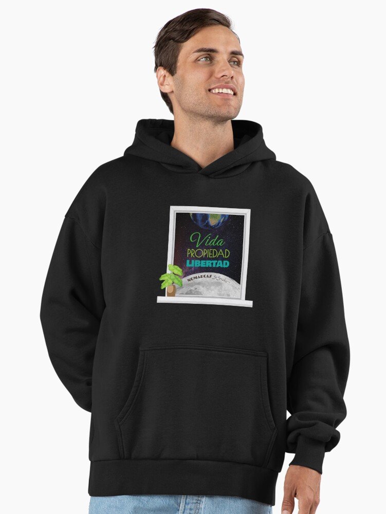 Sudadera con capucha oversize premium | Vida, Propiedad, Libertad