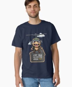 Alternative view of Camiseta clásica | Soy un helicóptero apache