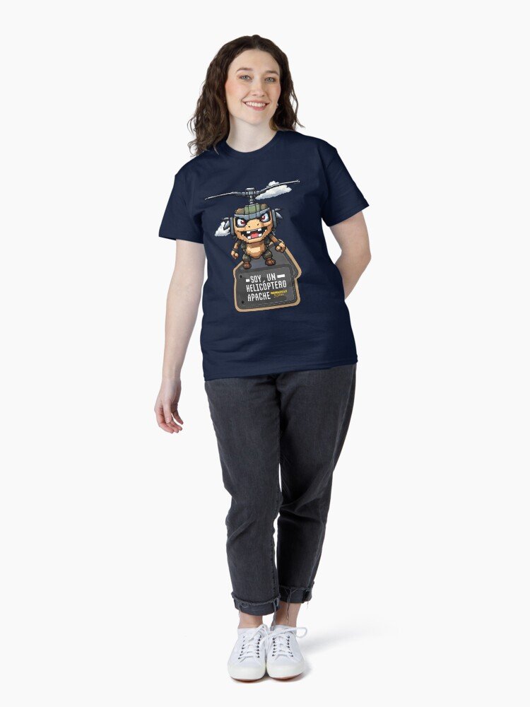 Camiseta clásica | Soy un helicóptero apache - Imagen 4