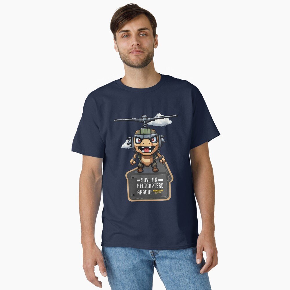 Camiseta clásica | Soy un helicóptero apache - Imagen 7