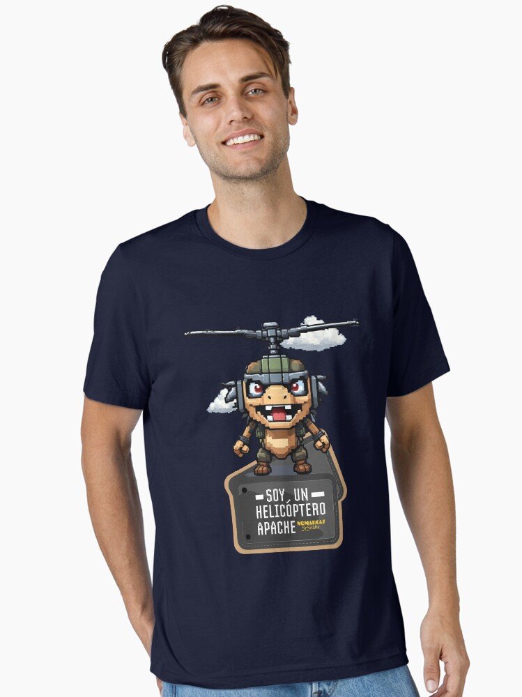 Camiseta esencial | Soy un helicóptero apache
