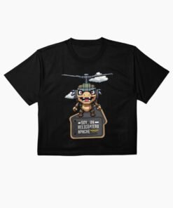 Alternative view of Camiseta holgada boxy | Soy un helicóptero apache