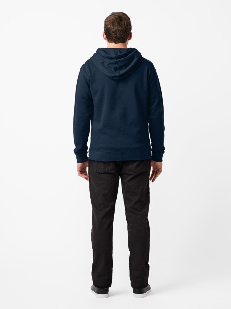 Sudadera con capucha y cremallera | Soy un helicóptero apache - Imagen 3