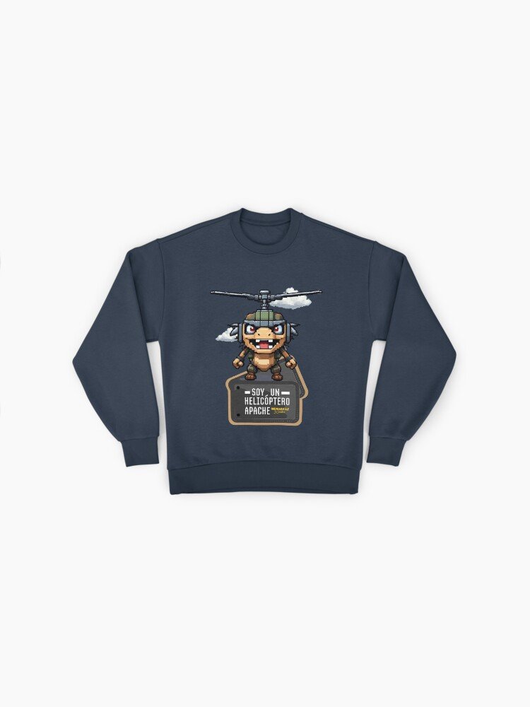 Sudadera oversize premium | Soy un helicóptero apache - Imagen 3