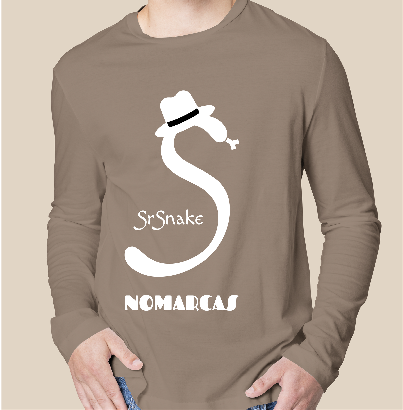 Camisetas de manga larga hombre (Spreadshop) | Diseños SrSnake